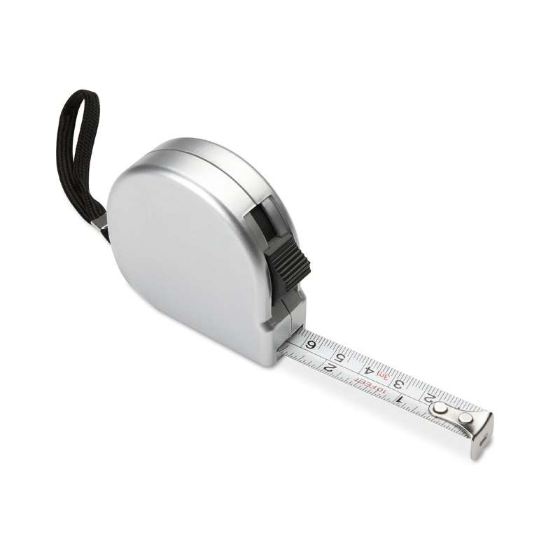 Maßband 2 m ABS mit silbernem Gehäuse zu Großhandelspreisen - Metrische Maßband zu Großhandelspreisen