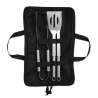 3-teiliges BBQ-Utensilienset in Tasche - Zubehör für den Grill zu Großhandelspreisen