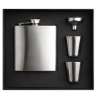 175ml Satin Finish Slim Flask Set with Cups - Drinkware at wholesale prices