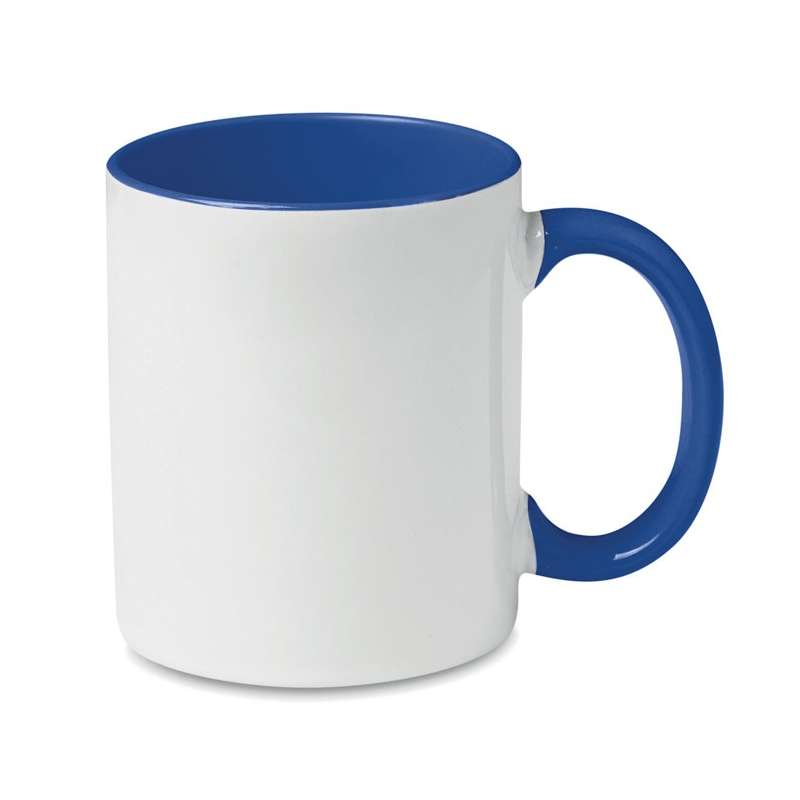 Taza cerámica 300 ml con interior colorido - Taza a precios de mayorista