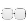 Two-Piece Polyester Car Sunshade Set - sunshade at wholesale prices