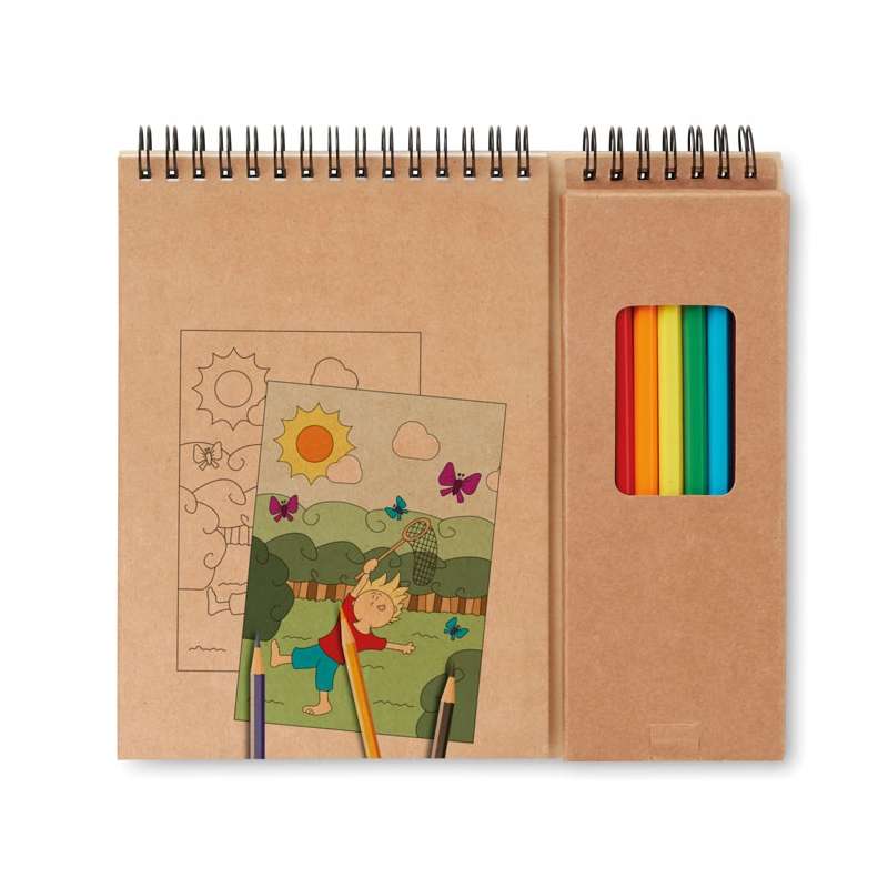 Conjunto de Desenho com 24 Páginas - Material de desenho e coloração a preço grossista