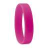 Zwarte silicone armband 20 cm - Armband tegen groothandelsprijzen