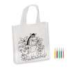Mini sac shopping colorabile 80g/m² - Materiale per disegno e colorazione a prezzi all'ingrosso Mini sac shopping colorabile 80g/m² - Materiale per disegno e colorazione a prezzi all'ingrosso