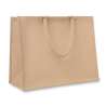 Reinforced Cotton Handle Laminated Jute Tote - Shopping bag at wholesale prices