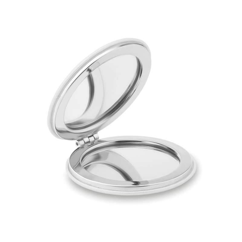 GLOW ROUND - Miroir rond en PU à prix de gros - Accessoire de beauté à prix grossiste