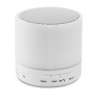 Wireless 2.1 Round White Speaker with LED - Phone Accessories at wholesale prices