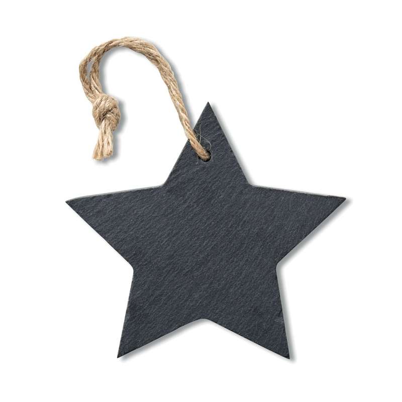 Suspension étoile en ardoise à prix grossiste - Accessoire de décoration à prix de gros