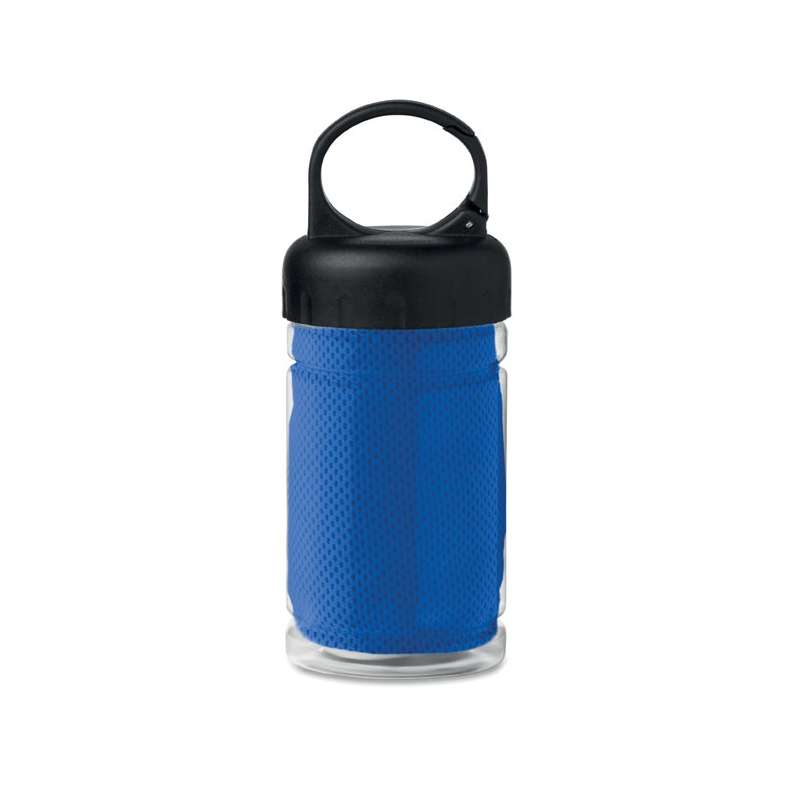 Bottiglia PET 500ml con asciugamano in microfibra a prezzi all'ingrosso - Textile outdoor a prezzi all'ingrosso