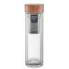 Bottiglia in vetro borosilicato 400ml con infusore - Borraccia a prezzi all'ingrosso Bottiglia in vetro borosilicato 400ml con infusore - Borraccia a prezzi all'ingrosso