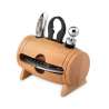 Mini tonneau in legno con 4 accessori per vino - Set sommelier a prezzi all'ingrosso