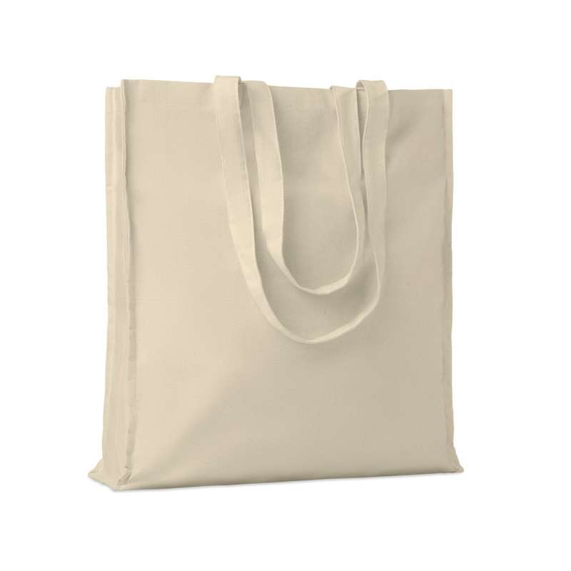 Saco de Compras em Algodão 140g/m² com Alças Longas - Saco de compras a preço grossista