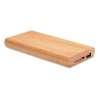 4000 mAh Bamboo Powerbank with USB Cable - Phone Accessories at wholesale prices 4000 mAh Bamboo Powerbank with USB Cable - Phone Accessories at wholesale prices