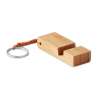 Bamboe Smartphonehouder Sleutelhanger 6x3 cm - Telefoonondersteuning tegen groothandelsprijzen