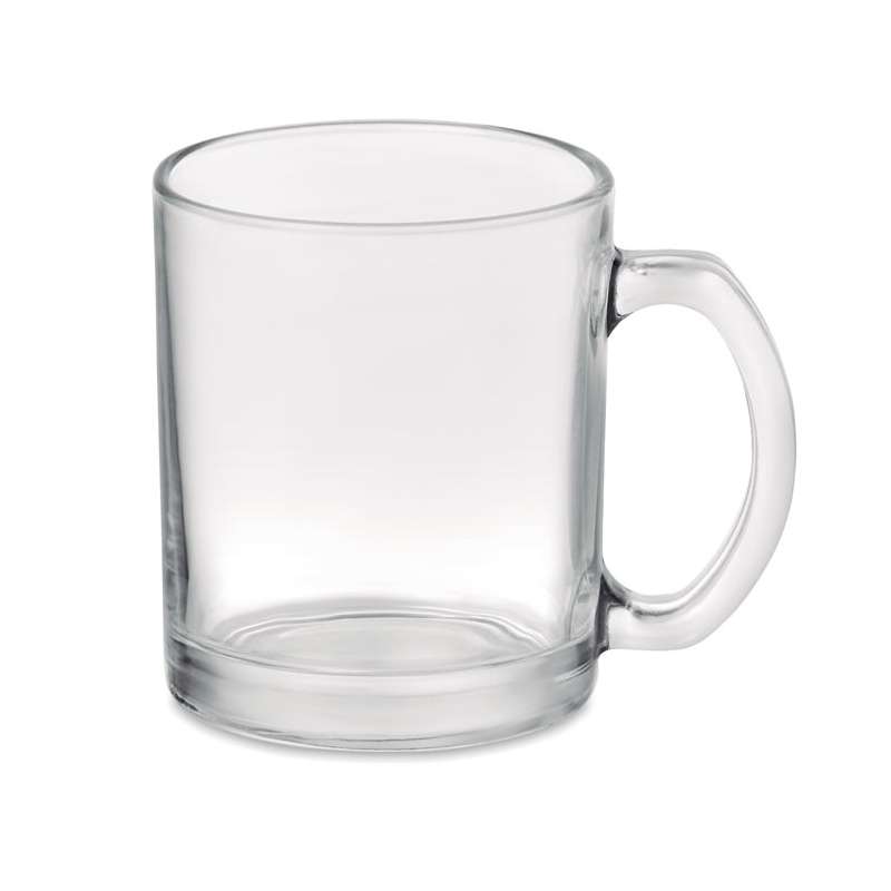 Mug verre pour sublim. 300ml à prix grossiste - Objet pour sublimation à prix de gros