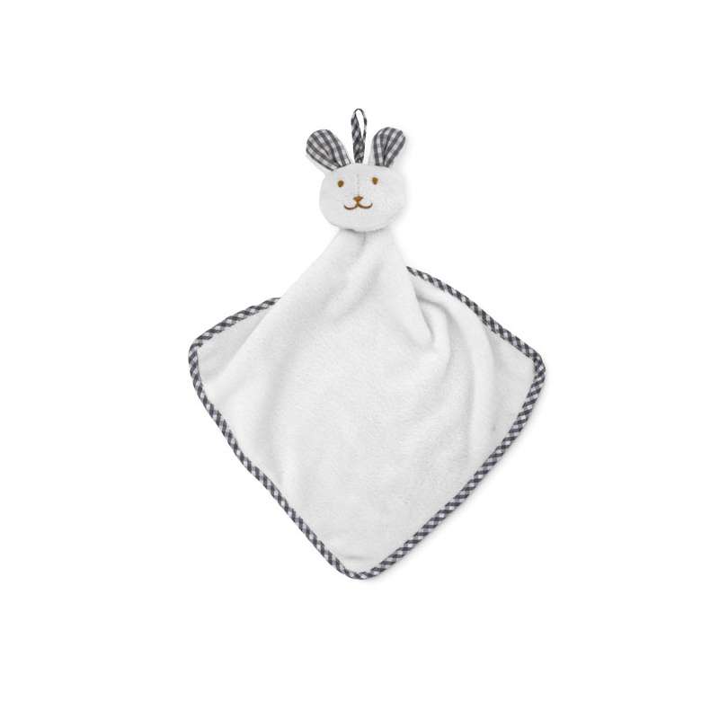 Serviette lapin en peluche à prix grossiste - Peluche à prix de gros
