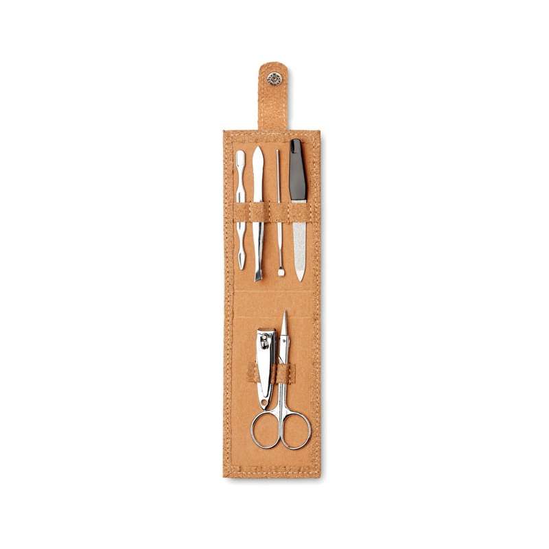 Cork Manicure Set - Rectangulaire 6-delig - Set van manicure tegen groothandelsprijzen