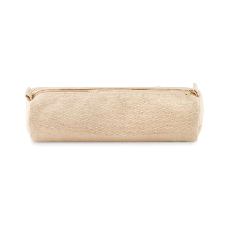 Katoenen etui 320 gr/m² met rits - Pennenetui tegen groothandelsprijzen