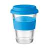 Copo de vidro 350 ml com tampa - Copo a preço grossista