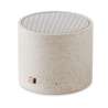 Wireless Wheat Straw Round Speaker - 3 Watts - Phone Accessories at wholesale prices