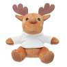 Plush Reindeer with Removable Hood, 15.5x12cm - Stuffed animal at wholesale prices