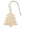Wooden Pine Tree Decoration with Jute Cord - Christmas accessory at wholesale prices