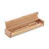 Stylo bille coffret bambou - Stylo en bois à prix grossiste