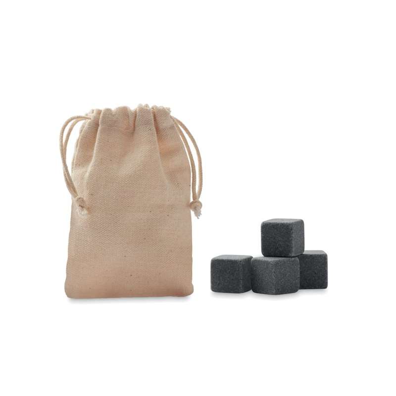 ROCKS - Cube en pierre dans pochette à prix grossiste - Cube à prix de gros