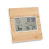 Multifunction Bamboo Weather Station with Clock - Weather station at wholesale prices Multifunction Bamboo Weather Station with Clock - Weather station at wholesale prices