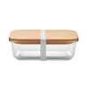 Lunchbox 800 ml van glas en bamboe - Lunchbox tegen groothandelsprijzen