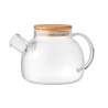 850ml Borosilicate Glass Teapot with Bamboo Lid - Teapot at wholesale prices