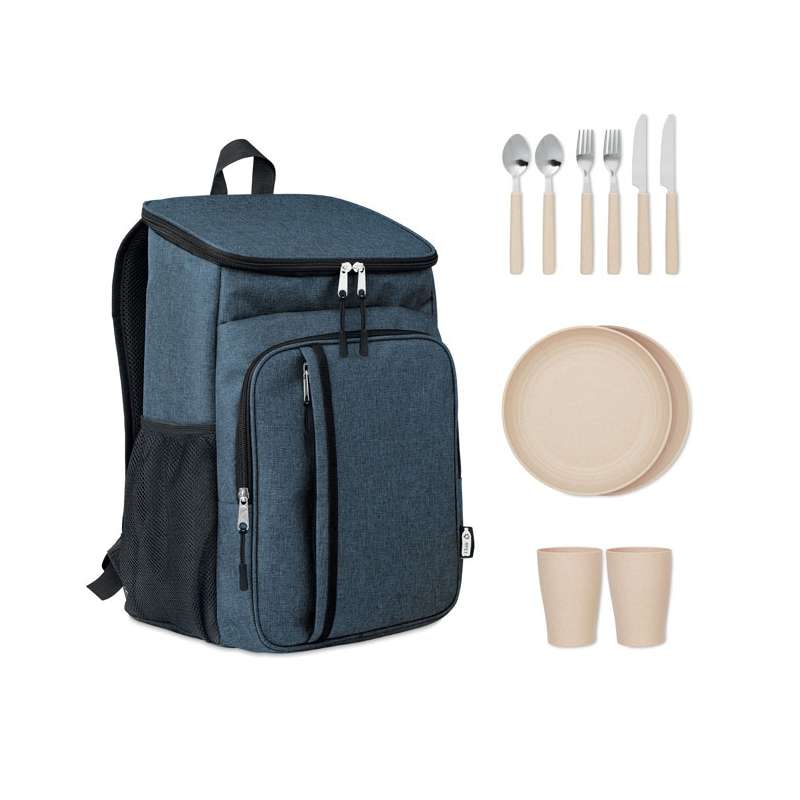 Isothermer RPET Picknickrucksack für 2 Personen - Recycelbares Zubehör zu Großhandelspreisen