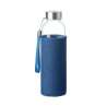 Botella de vidrio 500 ml con funda denim - Botella térmica a precios de mayorista Botella de vidrio 500 ml con funda denim - Botella térmica a precios de mayorista
