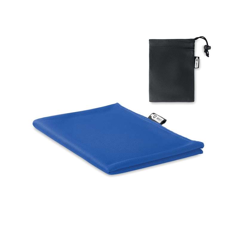 Serviette de sport en RPET 30*80 cm - Accessoire recyclable à prix de gros