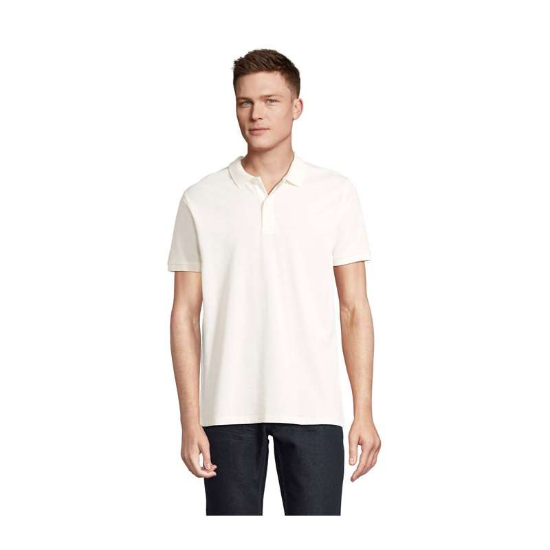Polo Uomo 170g in Cotone Biologico Grigio - Polo biologico a prezzi all'ingrosso