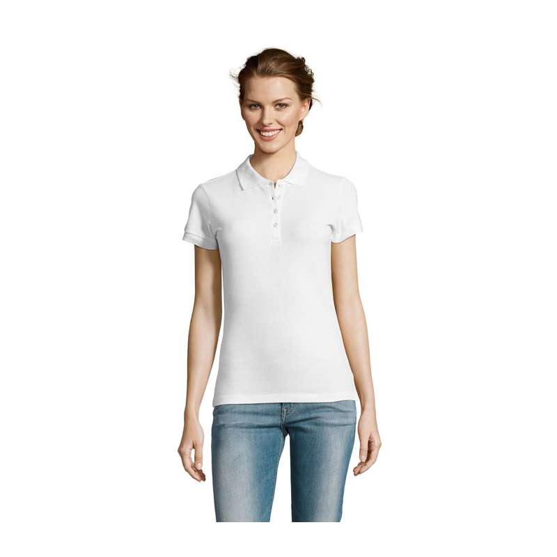 Damen Polo 210g/m², kurzarm, 100% Baumwolle - Uniforme für die Schule und das Gymnasium zu Großhandelspreisen