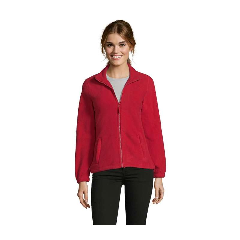 Vrouwen fleecejack 300g/m² korte snit - Textiel SOL'S tegen groothandelsprijzen