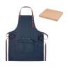 Avental de cozinha em denim 240 gr/m² - Avental a preço grossista Avental de cozinha em denim 240 gr/m² - Avental a preço grossista
