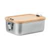 RVS Lunchbox 750ml met Bamboe Deksel - Lunchbox tegen groothandelsprijzen RVS Lunchbox 750ml met Bamboe Deksel - Lunchbox tegen groothandelsprijzen