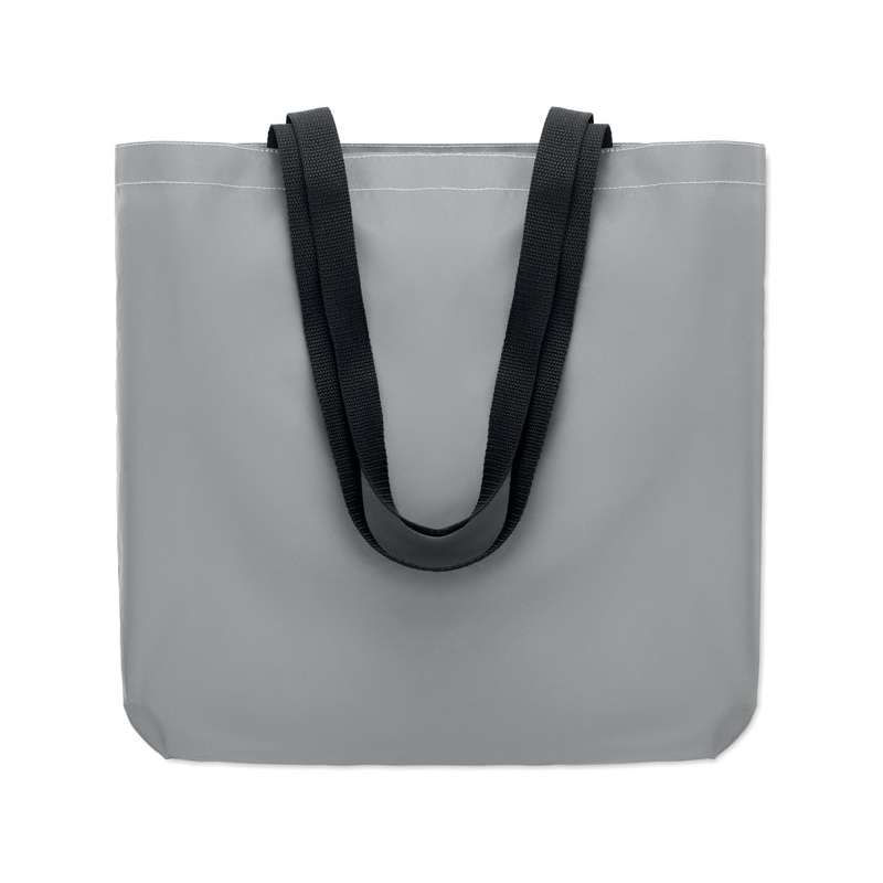 Reflekterende shoppingtaske i 190D polyester - Indkøbspose til engrospris