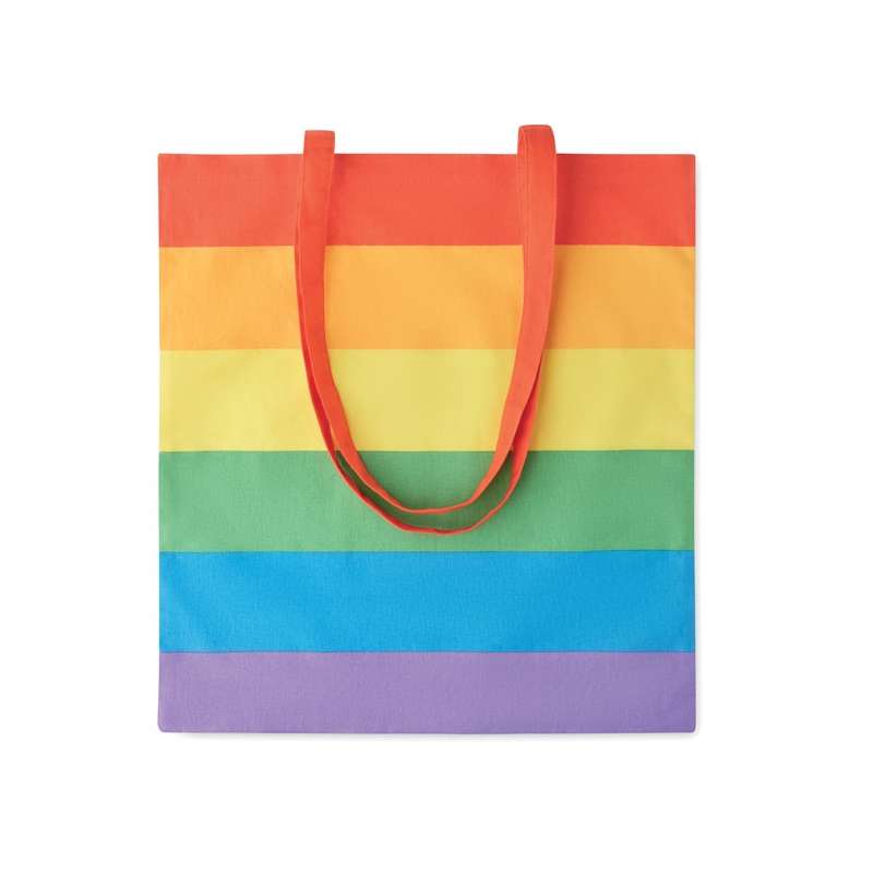 Bolsa de algodón arcoíris 200 g/m² a precios de mayorista - Tote bag a precios de mayorista