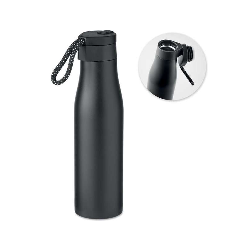 Botella de acero inoxidable 600ml doble pared - Botella térmica a precios de mayorista