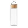 Botella de vidrio 500ml con tapa de bambú - Botella térmica a precios de mayorista Botella de vidrio 500ml con tapa de bambú - Botella térmica a precios de mayorista