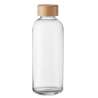 Glasflaske 650 ml med bambuslåg - Vandflaske til engrospris
