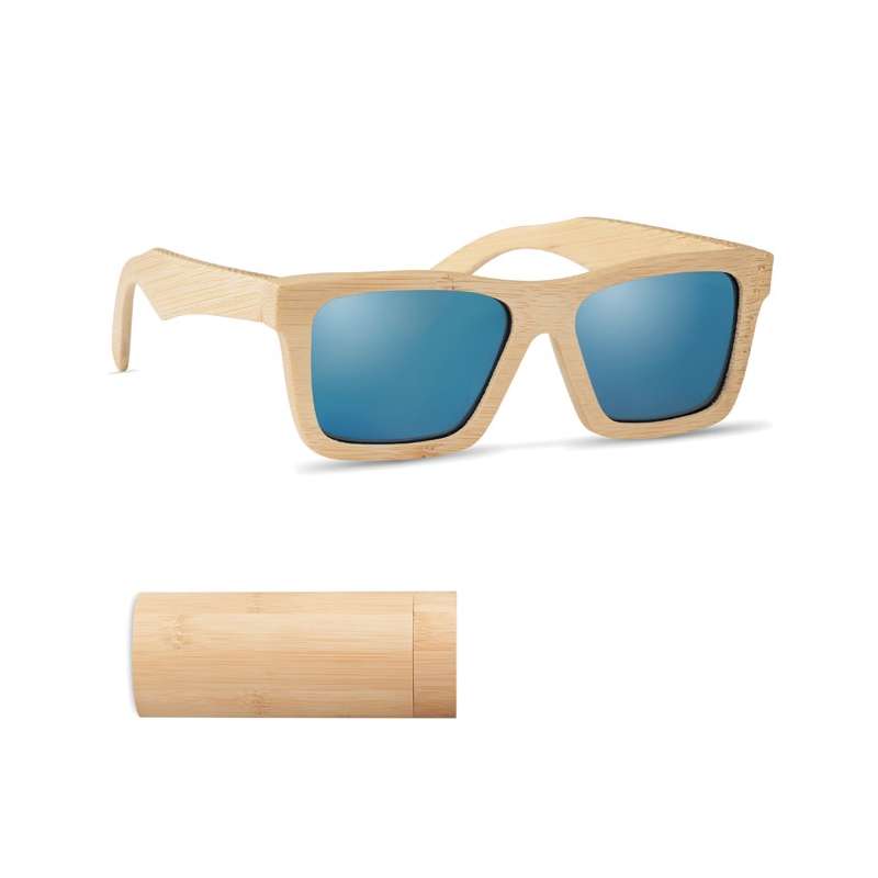 Estuche bambú para gafas de sol 400UV - Producto de madera a precios de mayorista