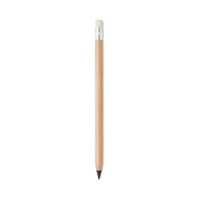 Durable Bamboo Inkless Pencil with Eraser - Eternal pencil at wholesale prices