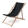 Transat en bois sur stock (tarif unitaire) - chaise de plage à prix grossiste
