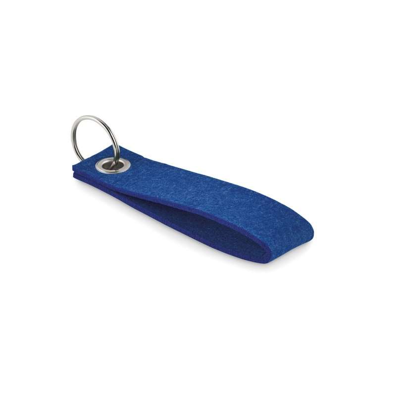 Rektangulär nyckelring i RPET-filt till grossistpris - Återvinningsbar tillbehör till grossistpris