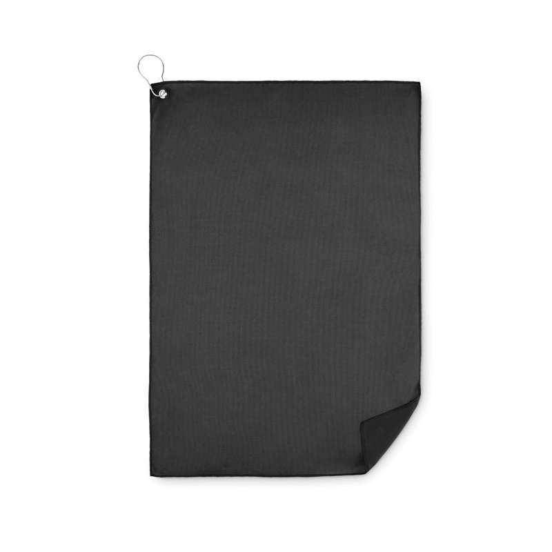 RPET Golfhanddoek 40x60cm met Karabijnhaak tegen groothandelsprijzen - Golfaccessoire tegen groothandelsprijzen