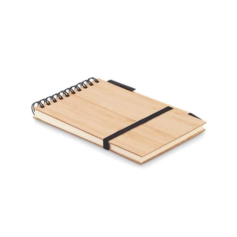 A6 Notizblock aus Bambus mit Stift - Recycelbares Zubehör zu Großhandelspreisen